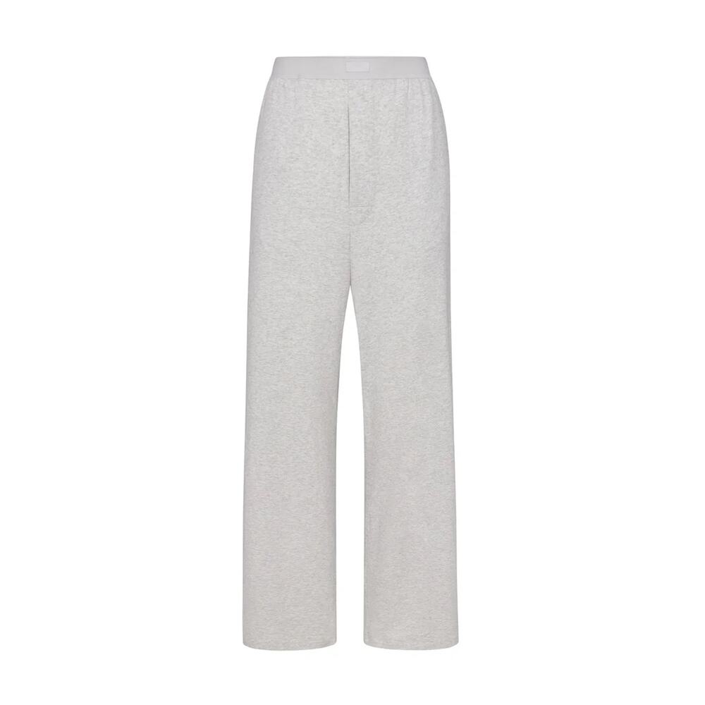 NWT Skims Light Heather Black Loose Boyfriend Pants - Picture 3 of 3